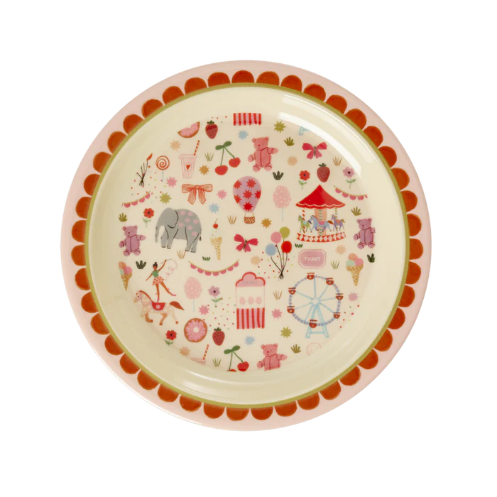 Piatto piano in melamina