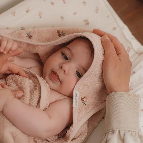 Asciugamano da bebè ricamato