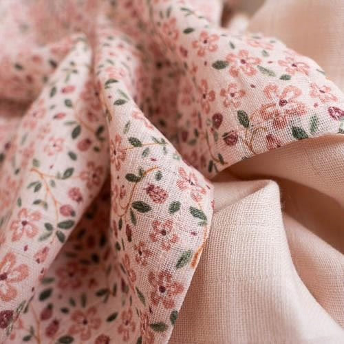 Set di 2 mussole 70x70 in cotone organico